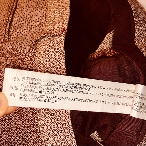 SOLD- Zara Man Limited Edition Red Printed Pants - Picture 7 of 7